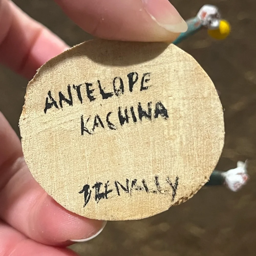 ❤️Vintage Authentic Medium Size Antelope Kachina Doll Native American Artists❤️ - Picture 10 of 10